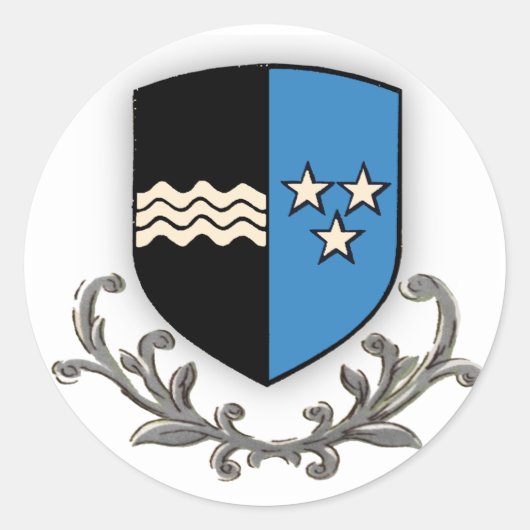 Canton Aargau Runder Aufkleber (Vorderseite)