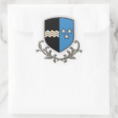 Canton Aargau Runder Aufkleber (Tasche)