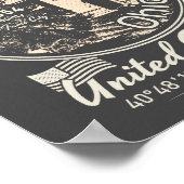 CANTON CITY - OHIO VINTAG POSTER (Ecke)