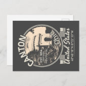 CANTON CITY - OHIO VINTAG POSTKARTE (Vorne/Hinten)