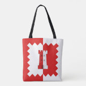 Canton Cydllan Downs Populace Abzeichen Tote Bag Tasche (Rückseite)
