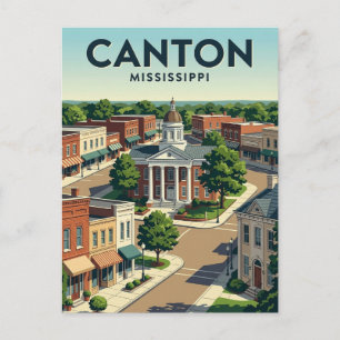 Canton, Mississippi Postkarte