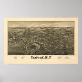 Canton NY 1885 Poster (Vorne)