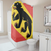 Canton of Bern flag Switzerland symbol Duschvorhang (Beispiel)