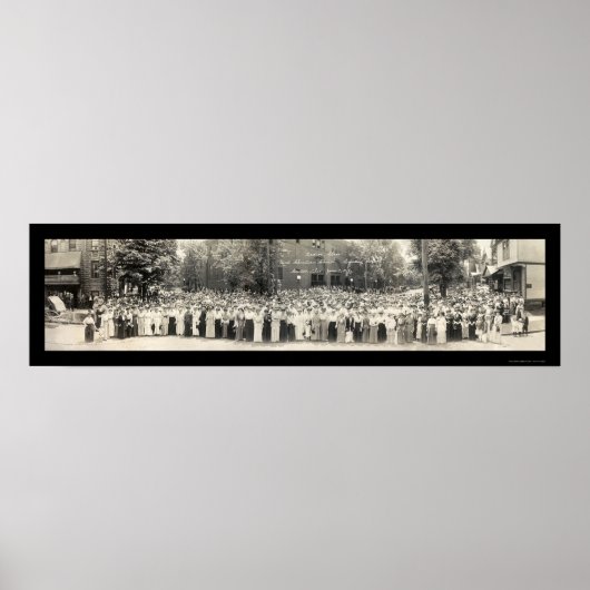 Canton OH Sonntagsschule Foto 1914 Poster (Vorne)