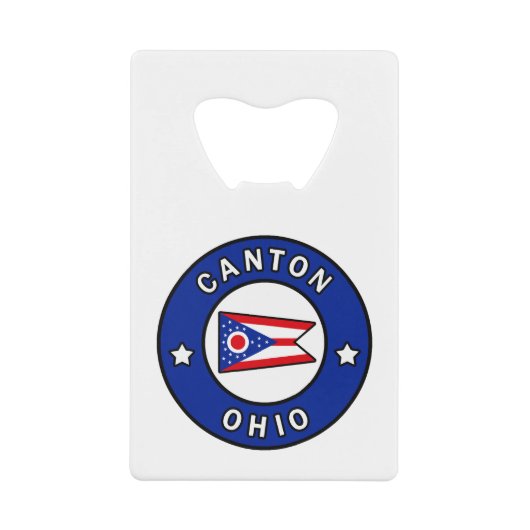 Canton Ohio Geldbeutel Flaschenöffner (Vorderseite)