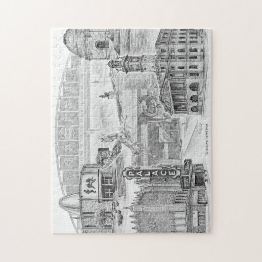 Canton Ohio Historische Sehenswürdigkeiten Puzzle (Vertikal)