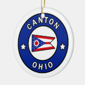 Canton Ohio Keramik Ornament (Links)