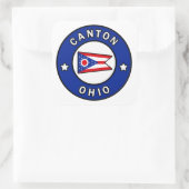Canton Ohio Quadratischer Aufkleber (Tasche)