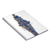 Canton Skyline Notizblock (Rechte Seite)