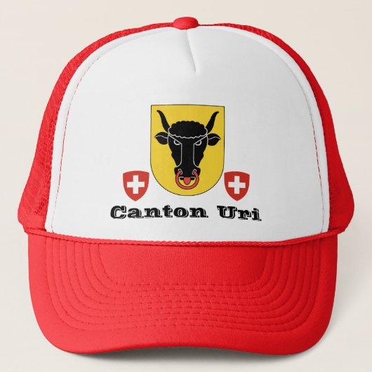 Canton Uri*, Schweiz Baseball Cap Truckerkappe (Vorderseite)