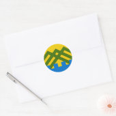 Canton Wyldewode Populace Abzeichen Runder Aufkleber (Umschlag)