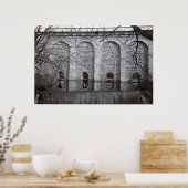 Cantonale Viaduct Waterfall Poster (Küche)
