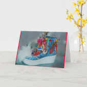 Cantonese Opera Colorful Shoe Karte (Gelbe Blume)