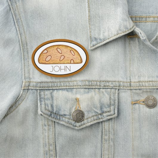 Cantucci Italienisches Mandelgebäck Konditorei Bäc Namensschild (Beispiel)