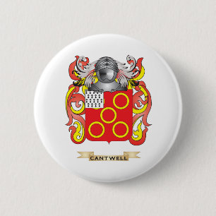 Cantwell Wappen (Familienwappen) Button