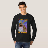 Canu2019t Vortrag I'm Mewing Capybara T-Shirt (Vorne ganz)