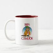 Canuck 100% zweifarbige tasse (Links)