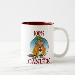 Canuck 100% zweifarbige tasse
