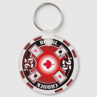 Canuck Royal Poker Schlüsselanhänger