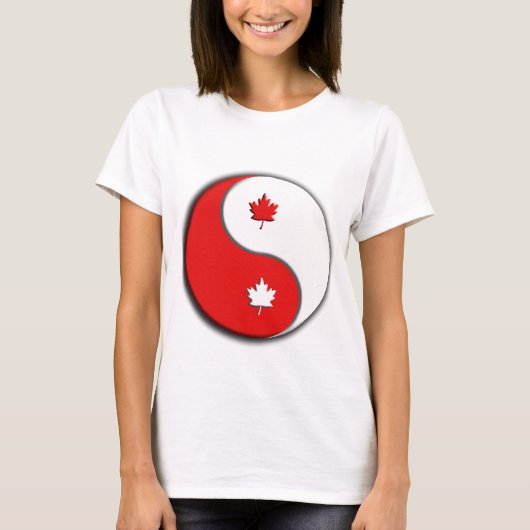 canuck yin Yang T-Shirt (Vorderseite)