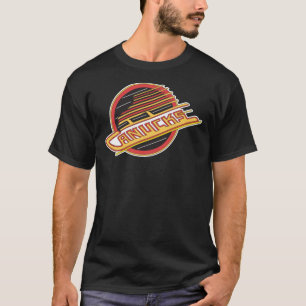 Canucks Retro-Rückhockey-Skate Klassischer T - Shi T-Shirt