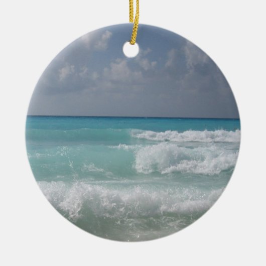 Canun bewegt Verzierung wellenartig Keramikornament (Vorne)