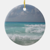 Canun bewegt Verzierung wellenartig Keramikornament (Hinten)