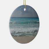 Canun bewegt Verzierung wellenartig Keramikornament (Rechts)