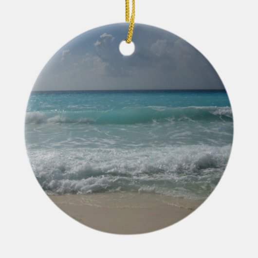 Canun bewegt Verzierung wellenartig Keramikornament (Vorne)