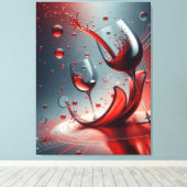 CANVA WALL WEIN ART LEINWANDDRUCK (Insitu (Holzboden))