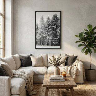 Canva-Wandkunst Natur inspirierende Bäume Wald Leinwanddruck