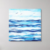 Canvas am Ufer Leinwanddruck (Vorderseite)