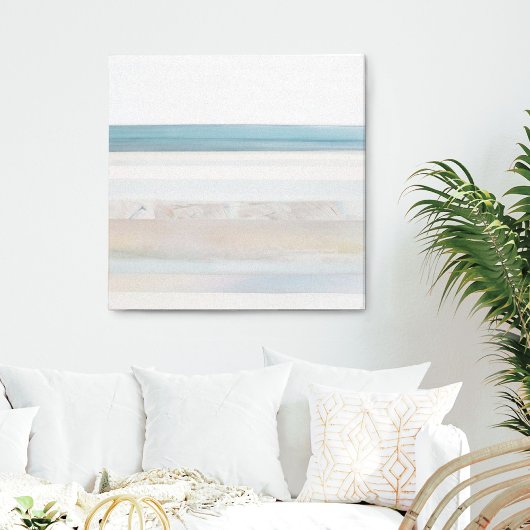 Canvas am Ufer Leinwanddruck