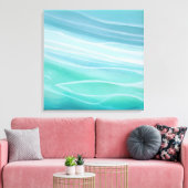 Canvas am Ufer Leinwanddruck (Insitu (Wohnzimmer))