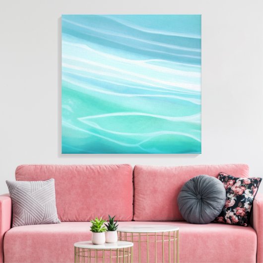 Canvas am Ufer Leinwanddruck (Insitu (Wohnzimmer))