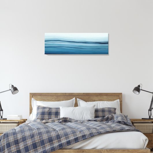 Canvas am Ufer Leinwanddruck (Insitu (Schlafzimmer))