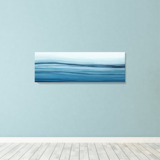 Canvas am Ufer Leinwanddruck (Insitu (Holzboden))