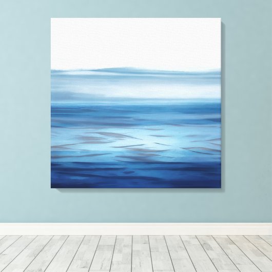 Canvas am Ufer Leinwanddruck (Insitu (Holzboden))