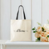 Canvas bags for bridesmaids Personalized gift bags Tragetasche