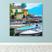 Canvas Beach Leinwanddruck (Insitu (Holzboden))