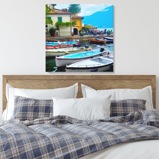 Canvas Beach Leinwanddruck (Insitu (Schlafzimmer))