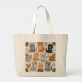 Canvas Beutel Tag Grosse Kapazität Jumbo Stoffbeutel (Rückseite)