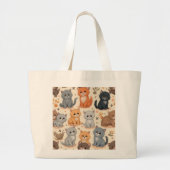 Canvas Beutel Tag Grosse Kapazität Jumbo Stoffbeutel (Vorne)