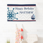 Canvas Birthday Party Sailor Banner (Insitu)