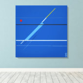 Canvas Blue Screen: Kandinsky's Art Leinwanddruck (Insitu (Holzboden))