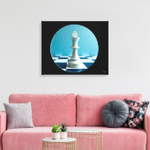 Canvas Chess Leinwanddruck (Insitu (Wohnzimmer))
