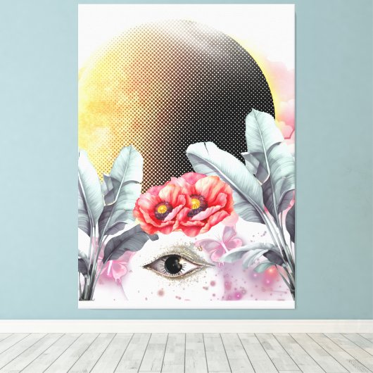 Canvas Collage Art Leinwanddruck (Insitu (Holzboden))