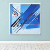 Canvas Digital Error in Blue: Kandinsky Leinwanddruck (Insitu (Holzboden))