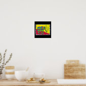 Canvas-Druck für Elefanten Poster (Küche)